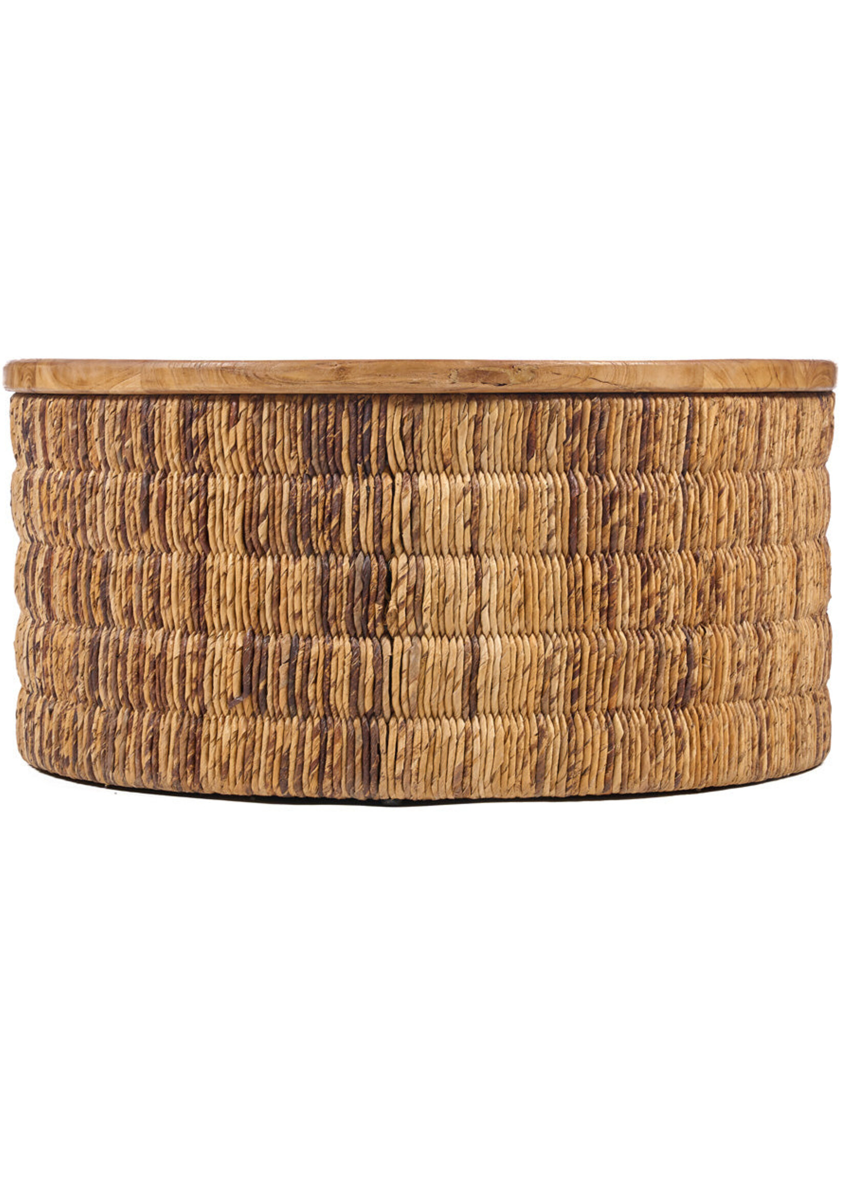 Bazar Bizar Antwerp Abaca Round Natural Magani Coffee Table - Natural