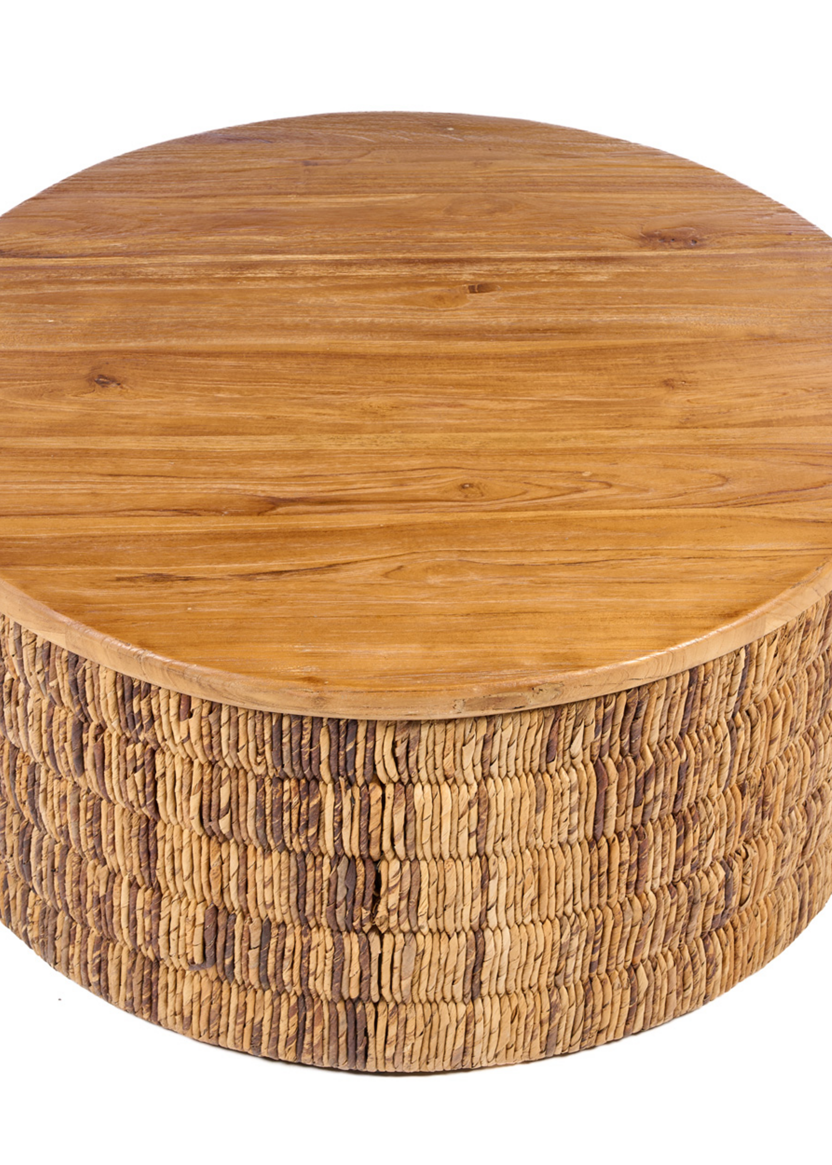 Bazar Bizar Antwerp Abaca Round Natural Magani Coffee Table - Natural