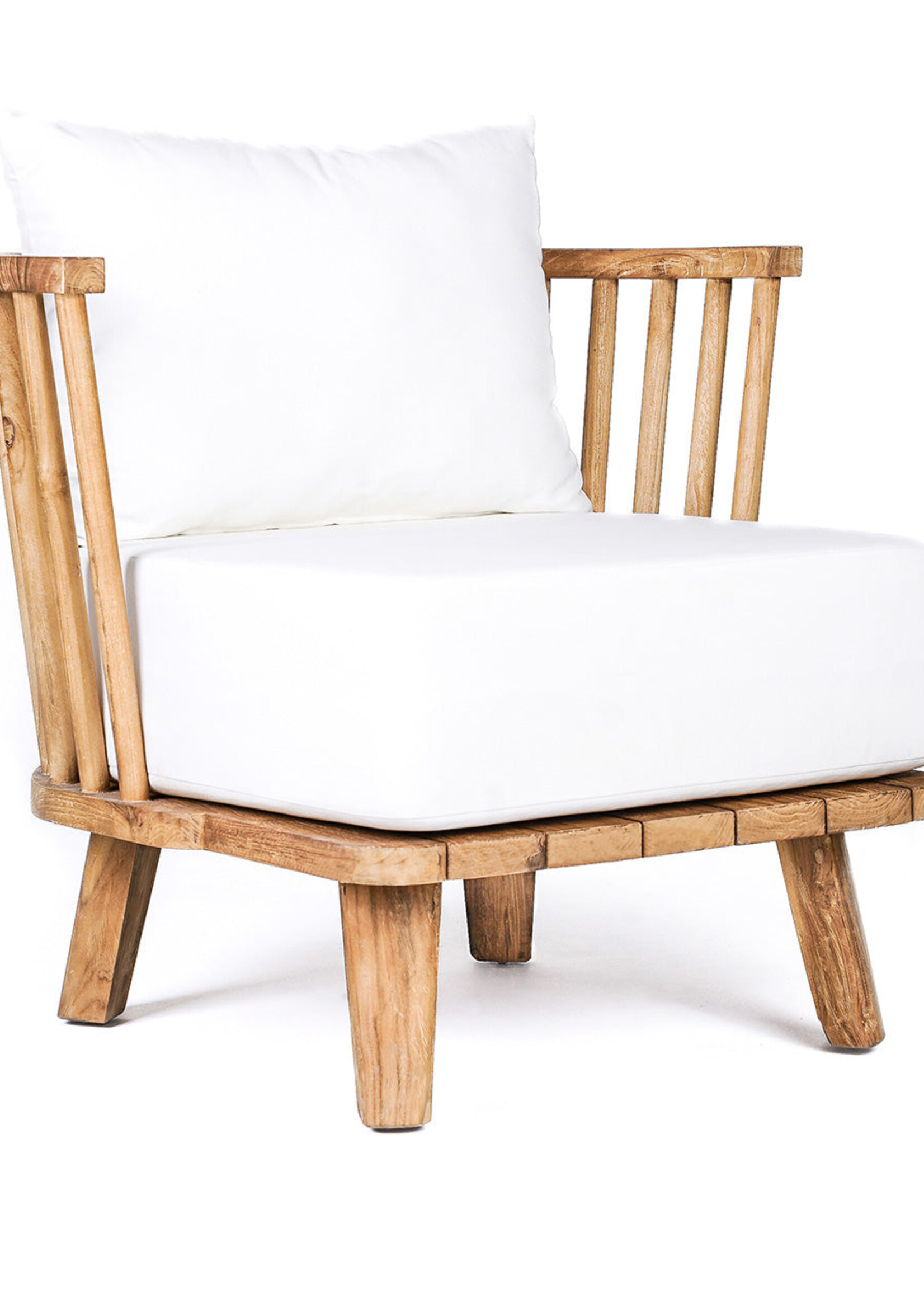 Bazar Bizar Antwerp The Malawi One Seater - Natural White