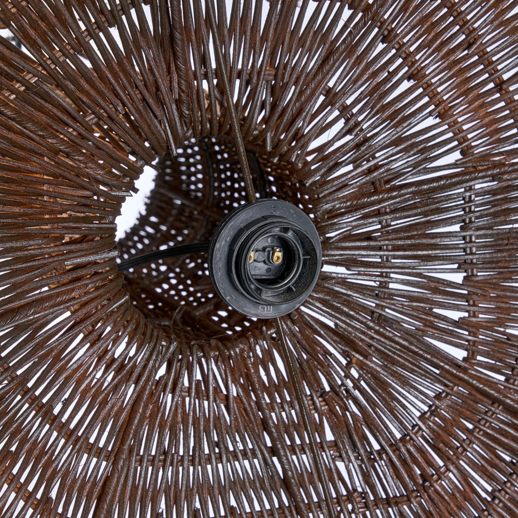 Bazar Bizar Antwerp The Dome Pendant - Dark Walnut - XL