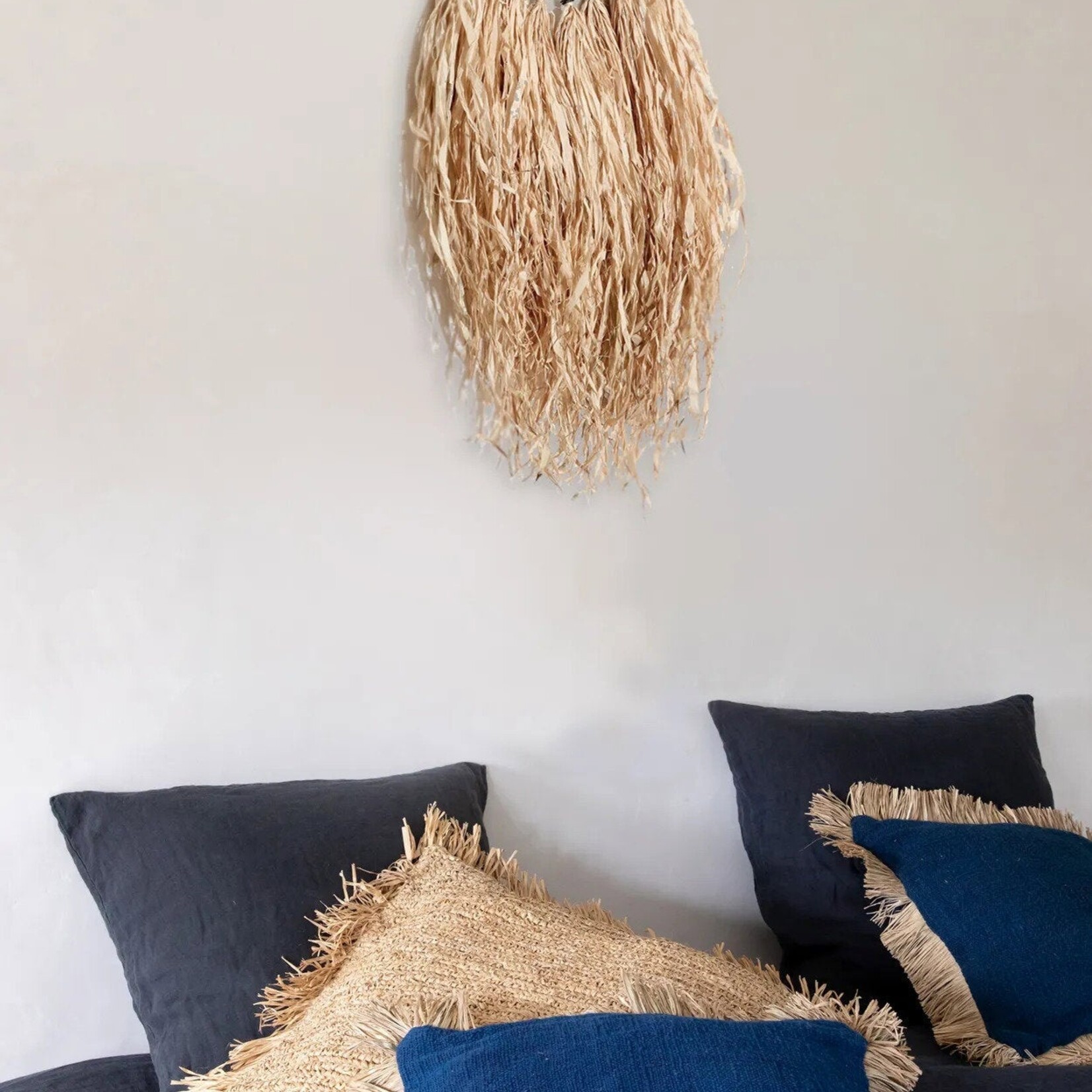 Bazar Bizar Antwerp The Saint Tropez Cushion Cover - Blue Natural - 30x50