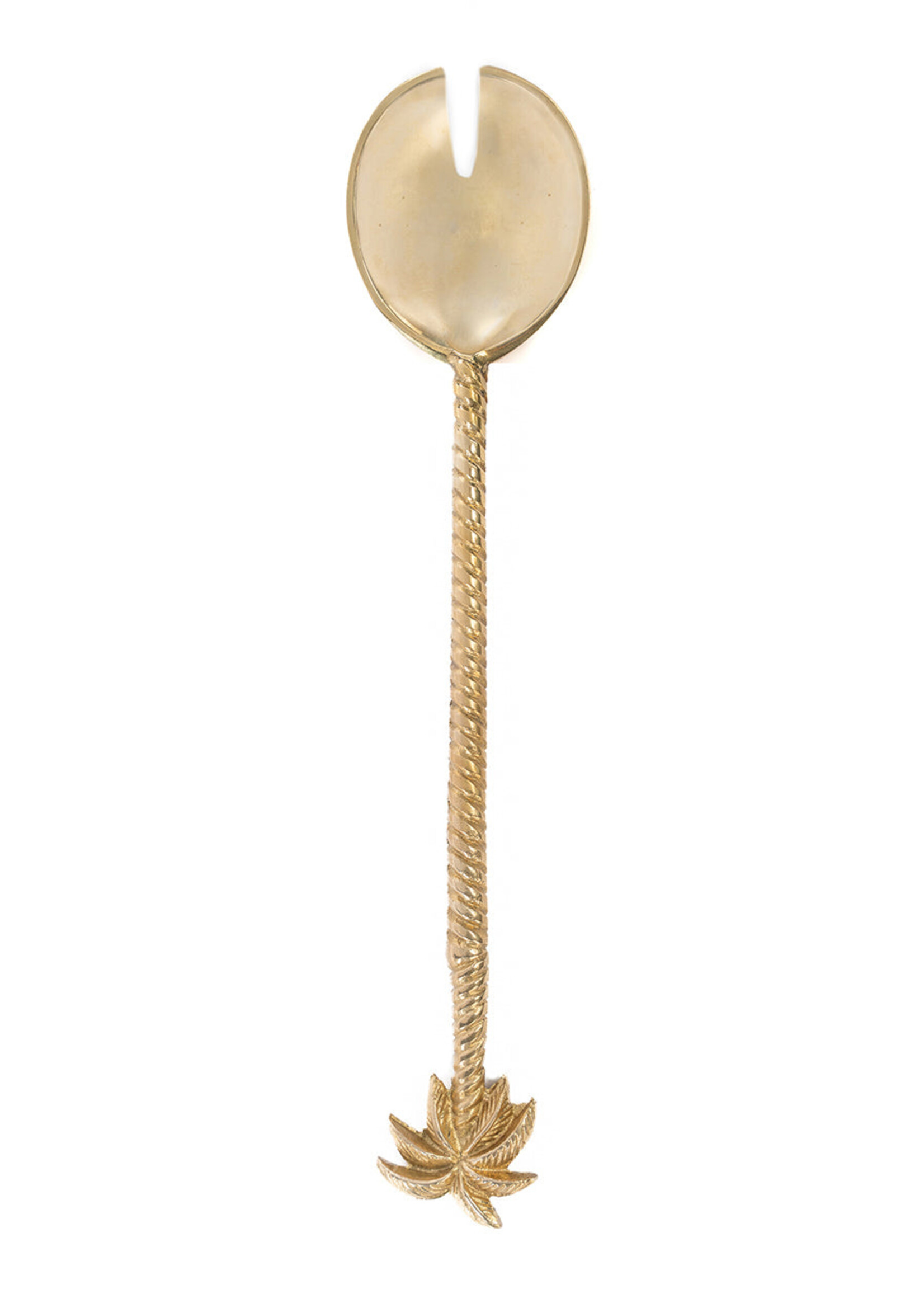 Bazar Bizar Antwerp The Palm Tree Salad Fork - Gold