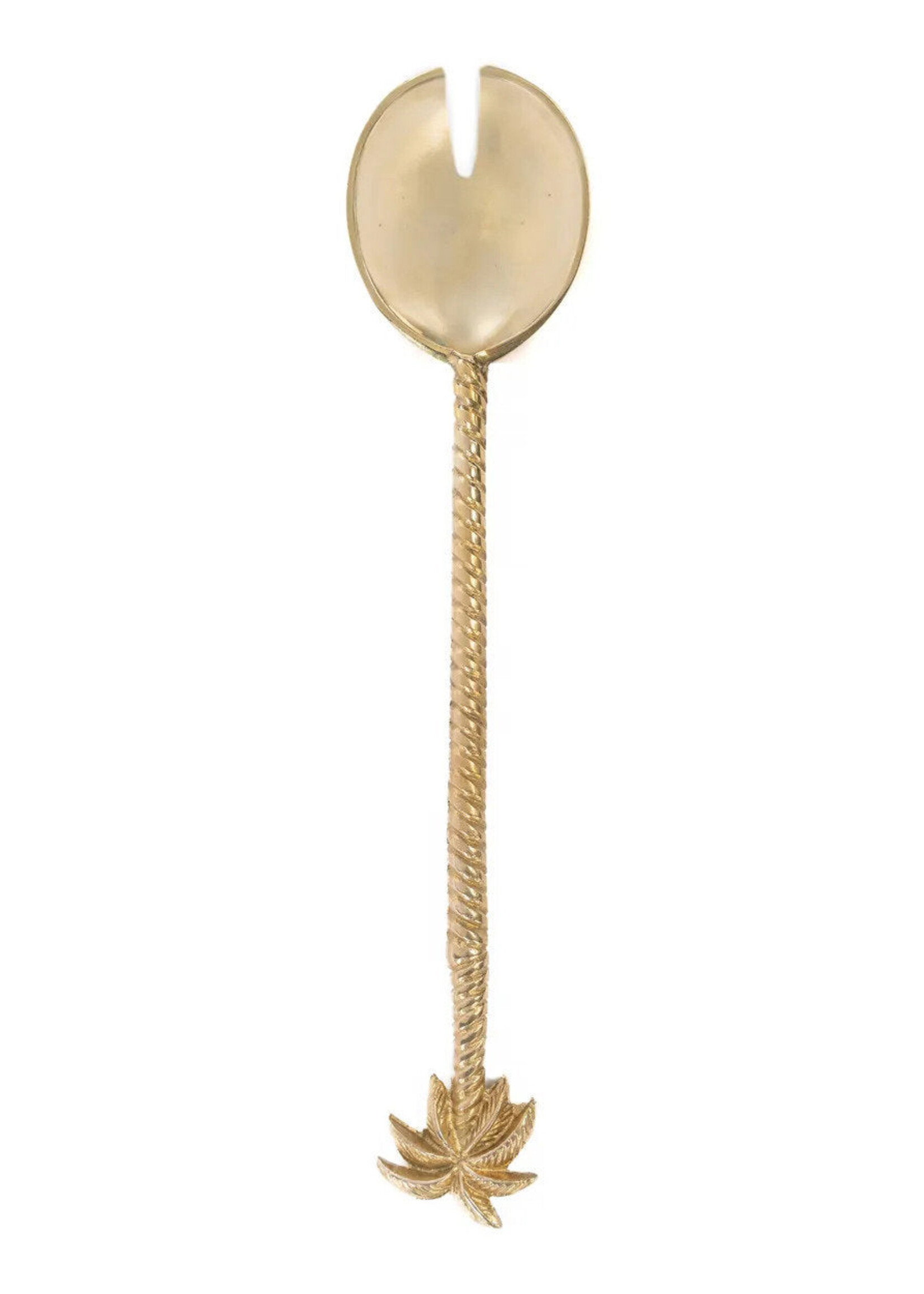 Bazar Bizar Antwerp The Palm Tree Salad Fork - Gold