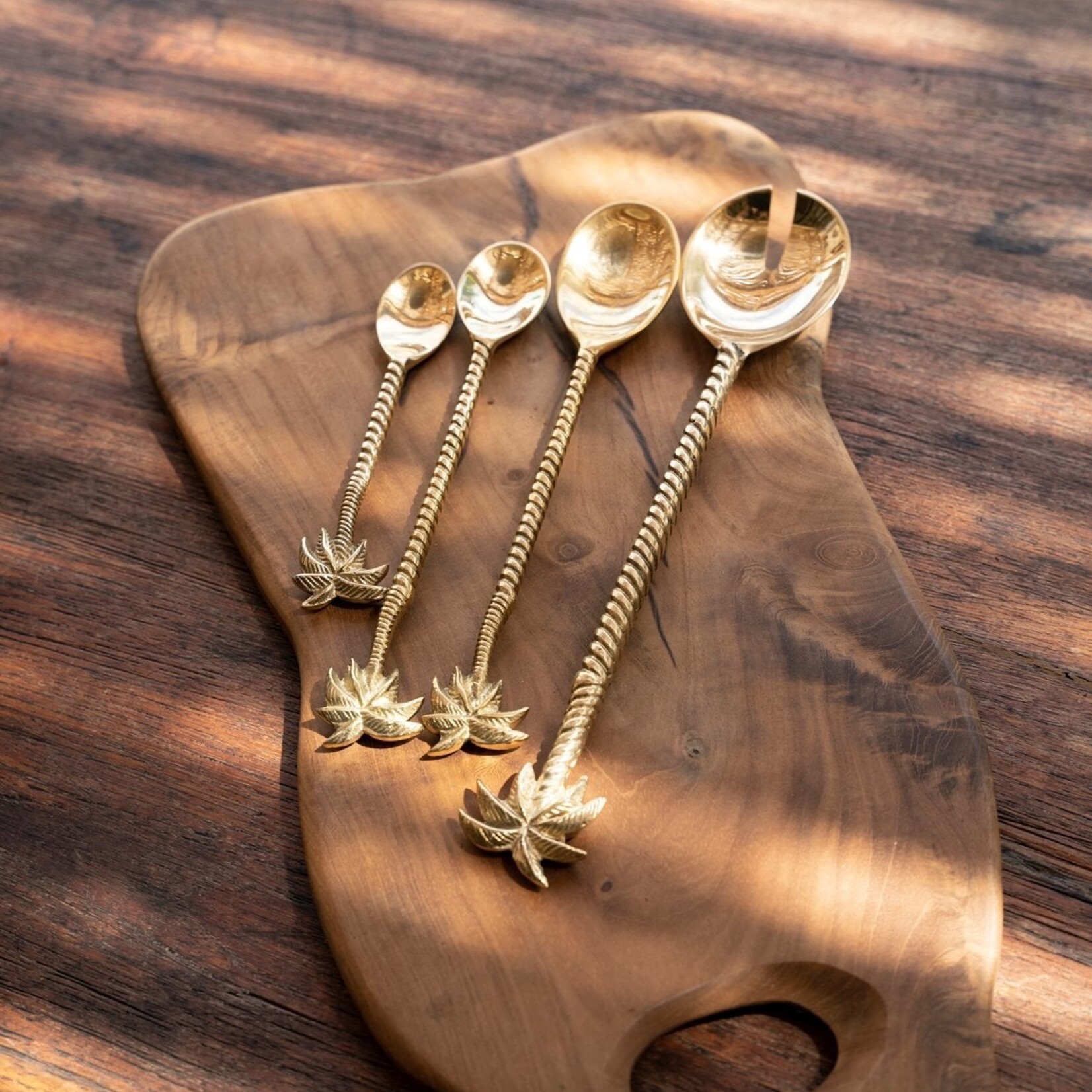 Bazar Bizar Antwerp The Palm Tree Salad Fork - Gold