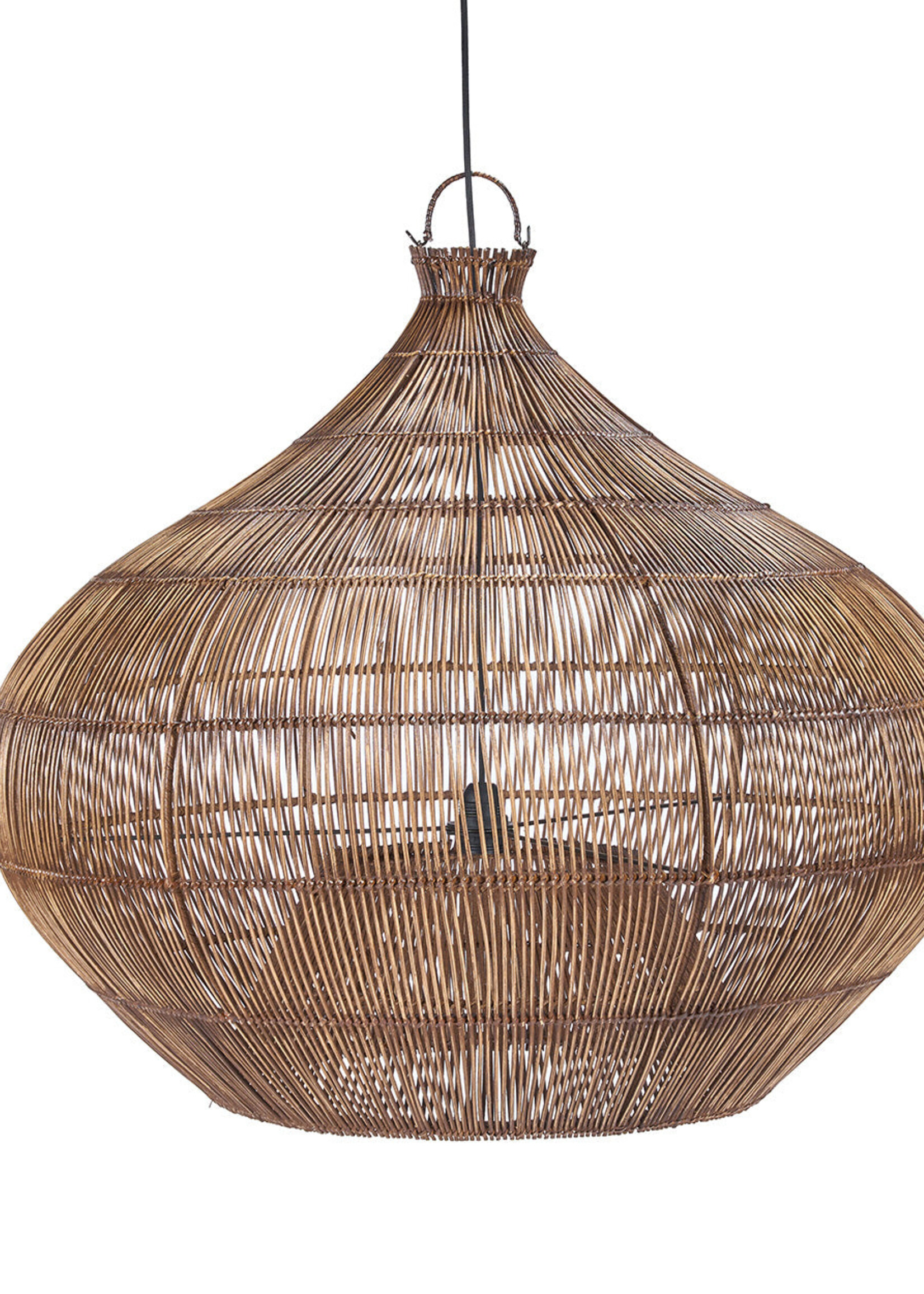 Bazar Bizar Antwerp The Desert Gourd Pendant - Dark Walnut - L
