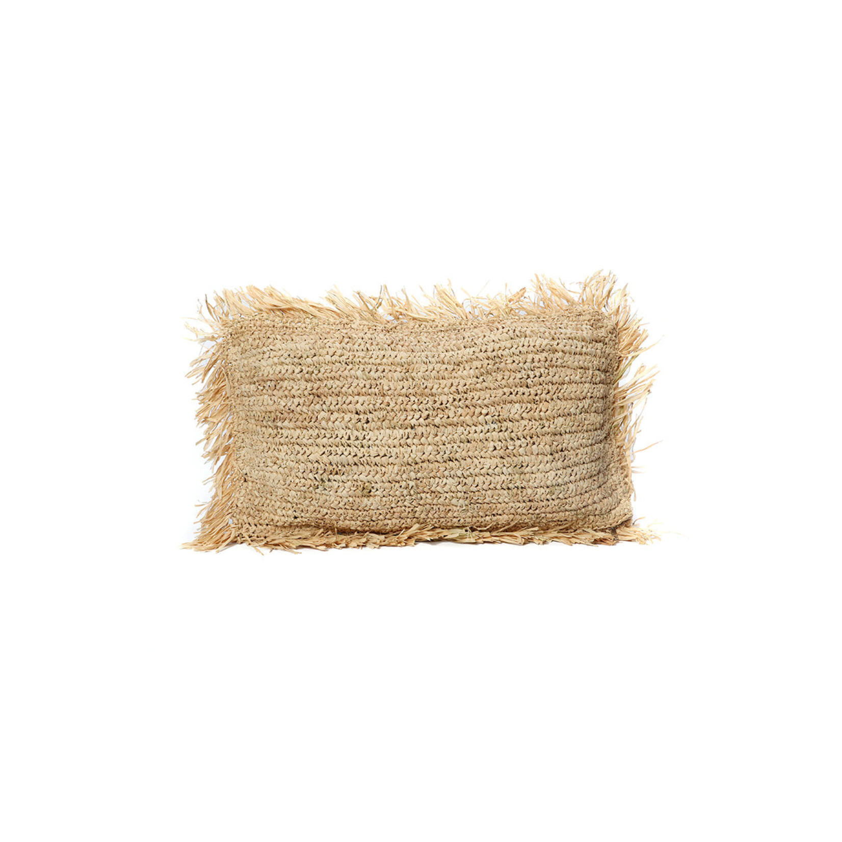 Bazar Bizar Antwerp The Raffia Cushion Cover Rectangular - Natural - 30x50