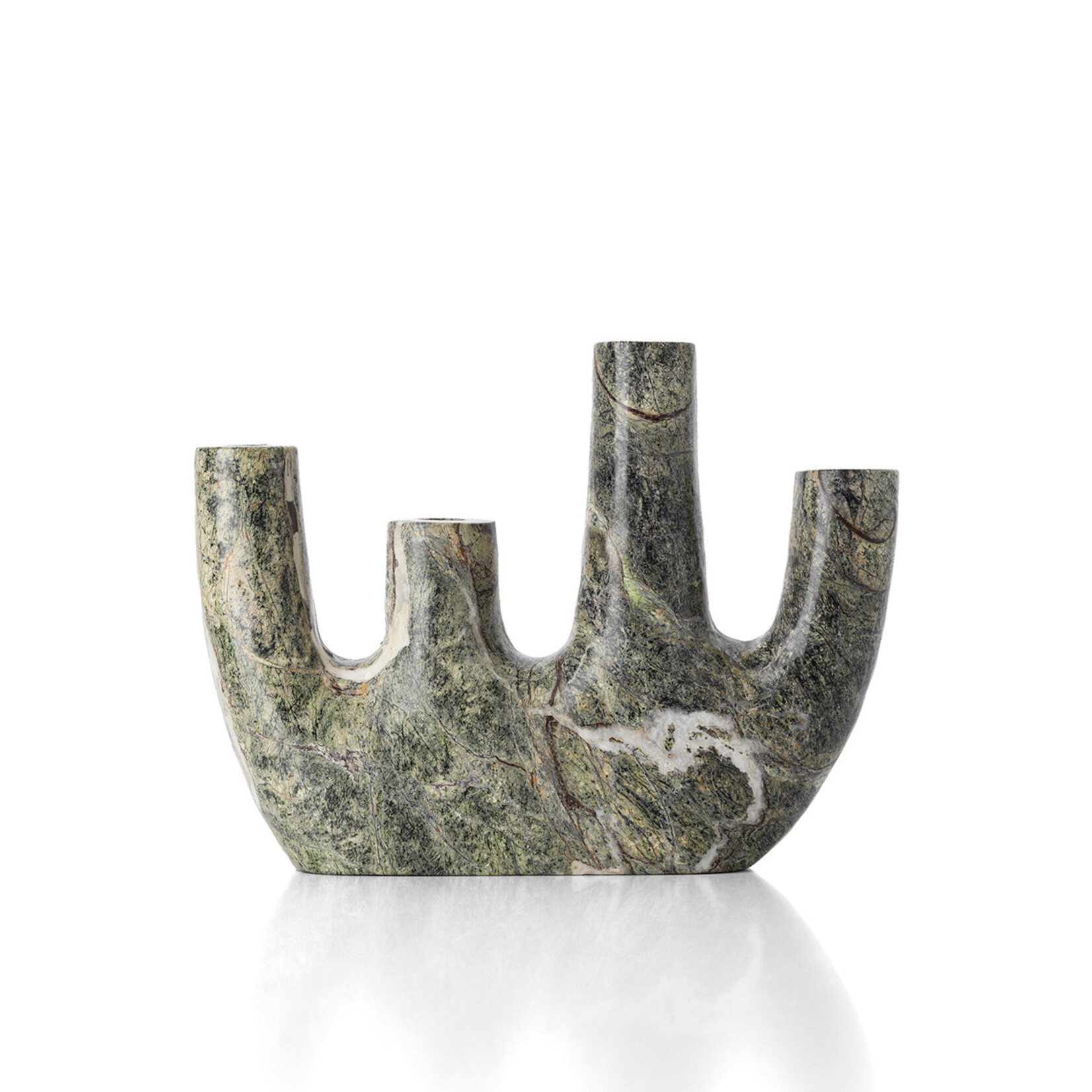 Bazar Bizar Antwerp The Bidasar Marble Vase - Green - High