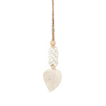 Bazar Bizar Antwerp The Leaf & Shell Tassel - White