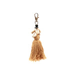 Bazar Bizar Antwerp The Cowrie Tassel Keychain - Mocca