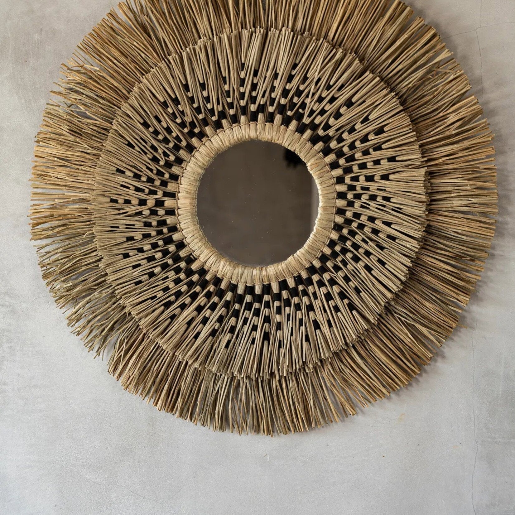 Bazar Bizar Antwerp The Havana Mirror - Natural Black - L