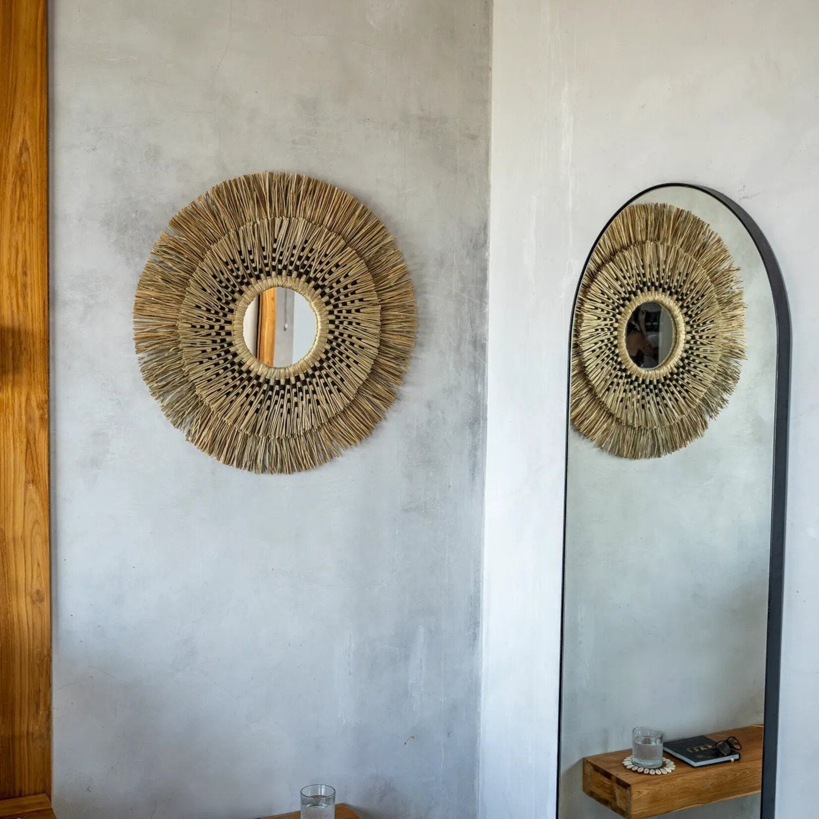Bazar Bizar Antwerp The Havana Mirror - Natural Black - L