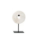 Bazar Bizar Antwerp The Marble Disc on Stand - White - S