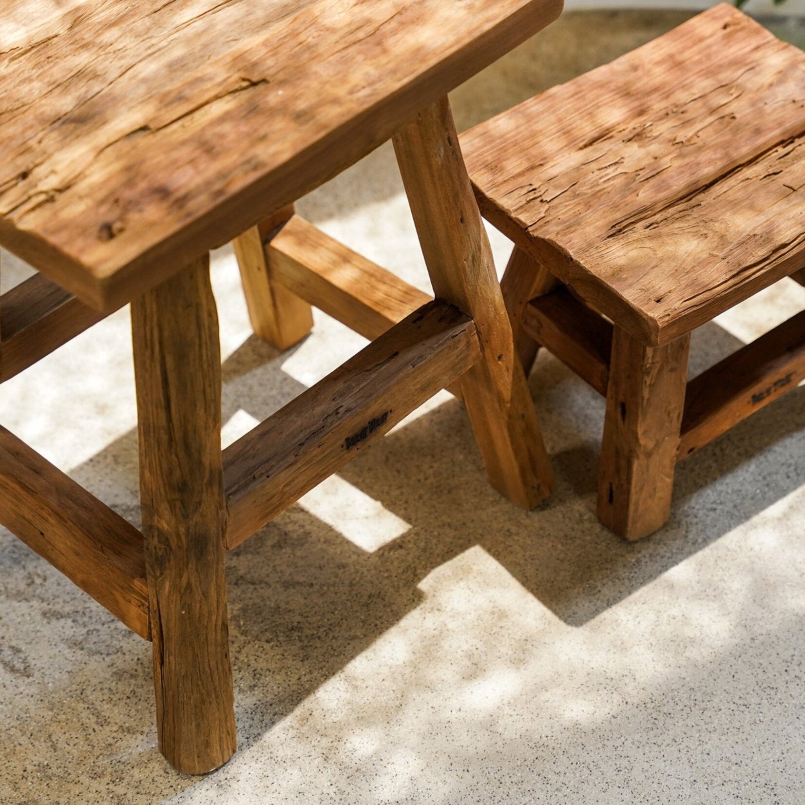 Bazar Bizar Antwerp The Yoke Stool - Natural - S