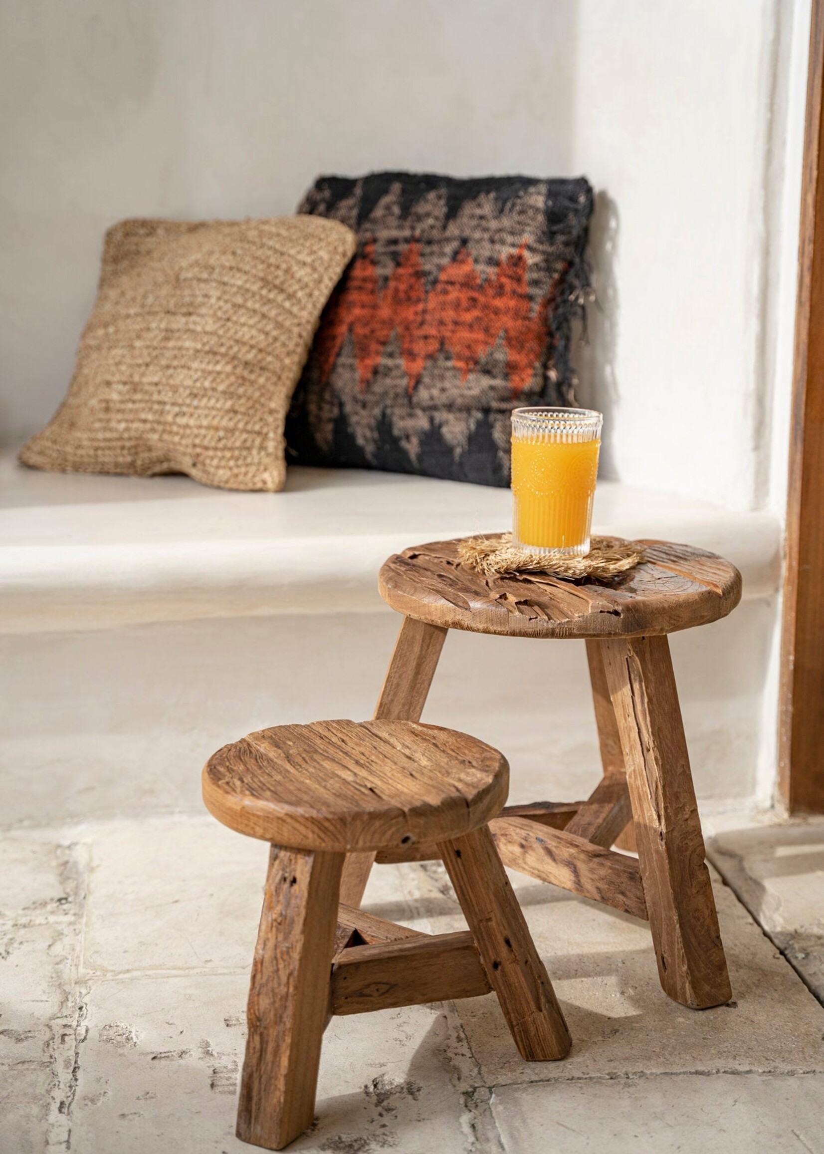 Bazar Bizar Antwerp The Yatai Stool - Natural - L