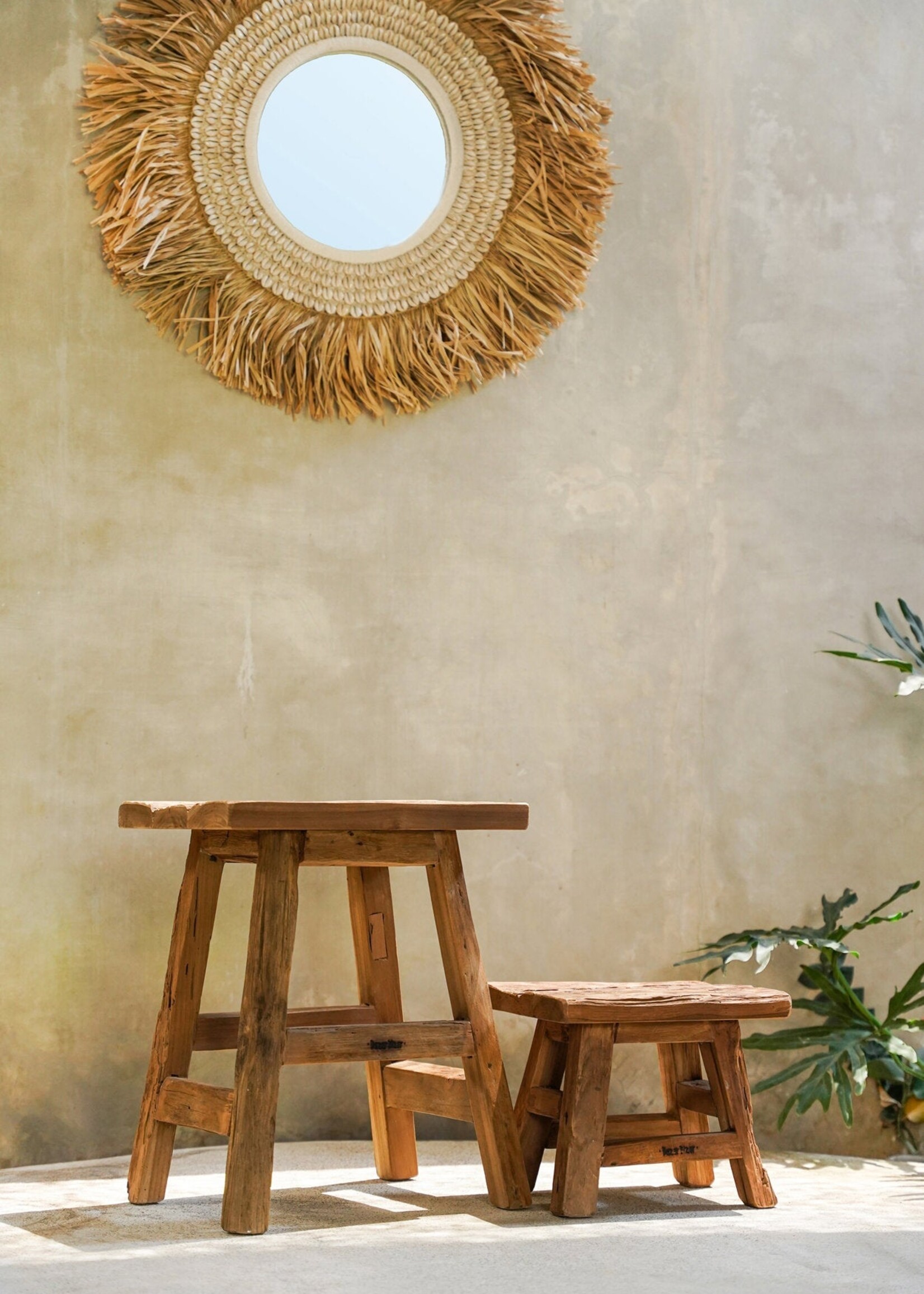 Bazar Bizar Antwerp The Yoke Stool - Natural - S