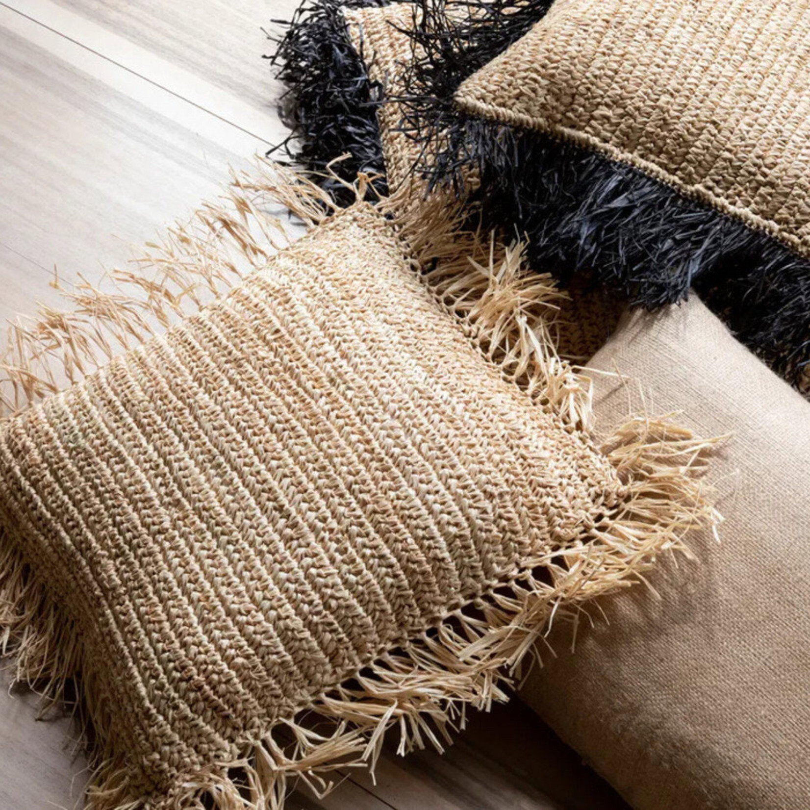 Bazar Bizar The Jute Cushion Cover - Natural - 30x60