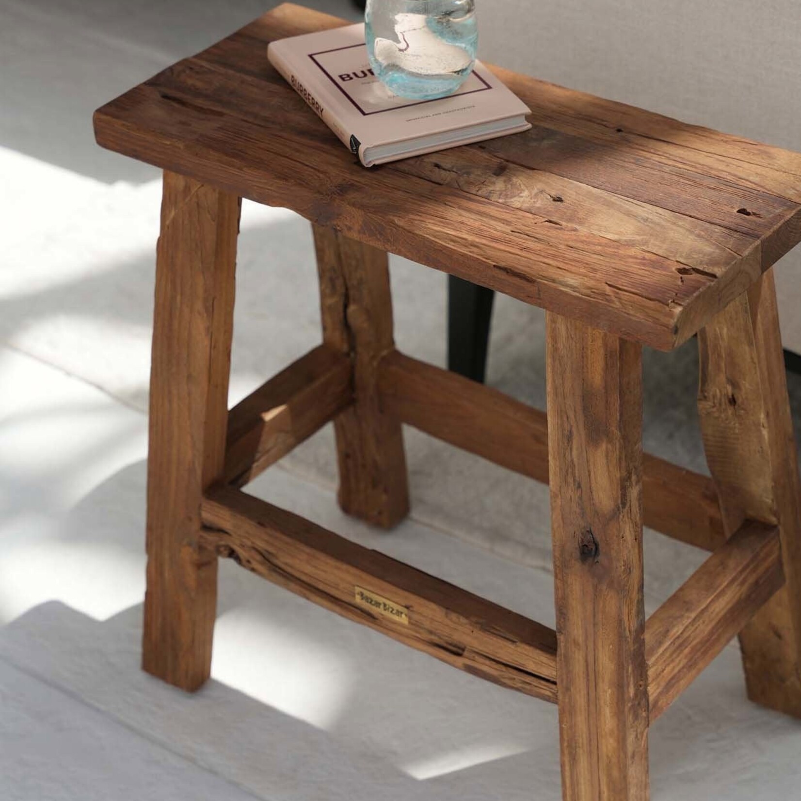 Bazar Bizar Antwerp The Fab Rustic Stool - Natural