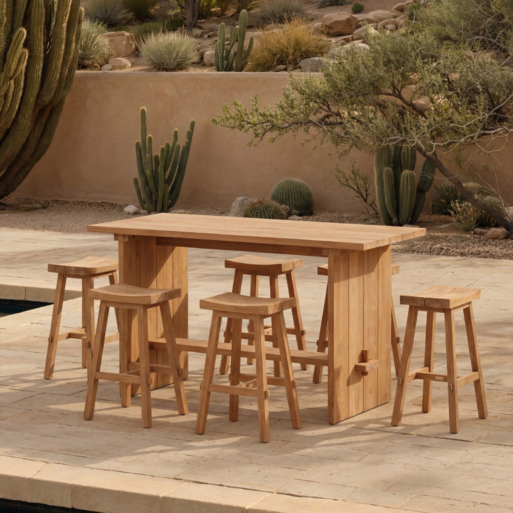 Bazar Bizar Antwerp The Tabanan Bar Stool - Outdoor