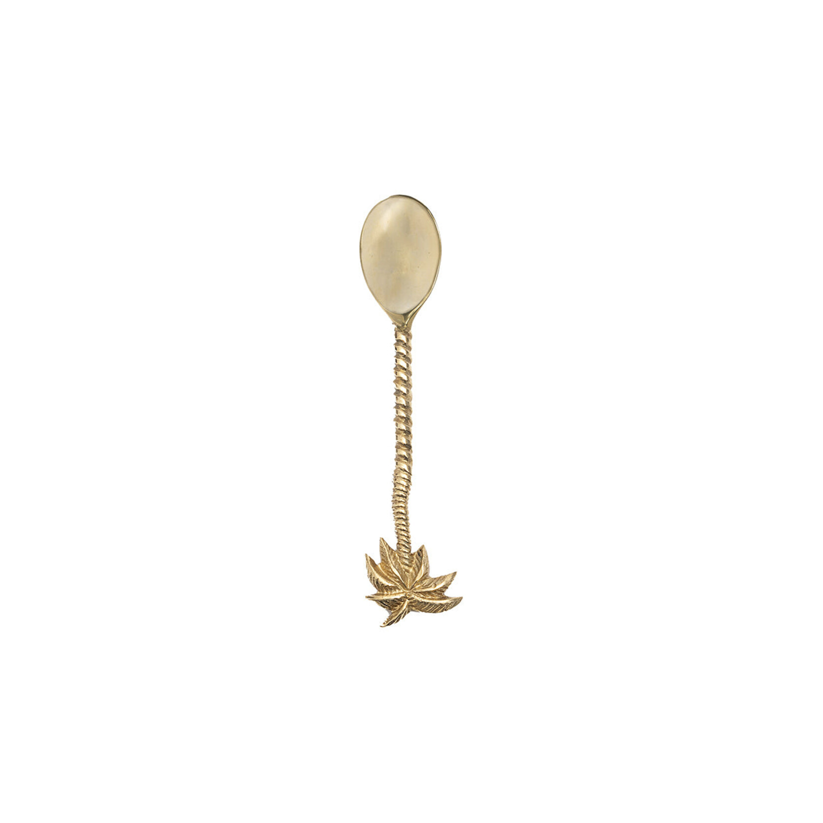 Bazar Bizar Antwerp The Palm Tree Tea Spoon - Gold