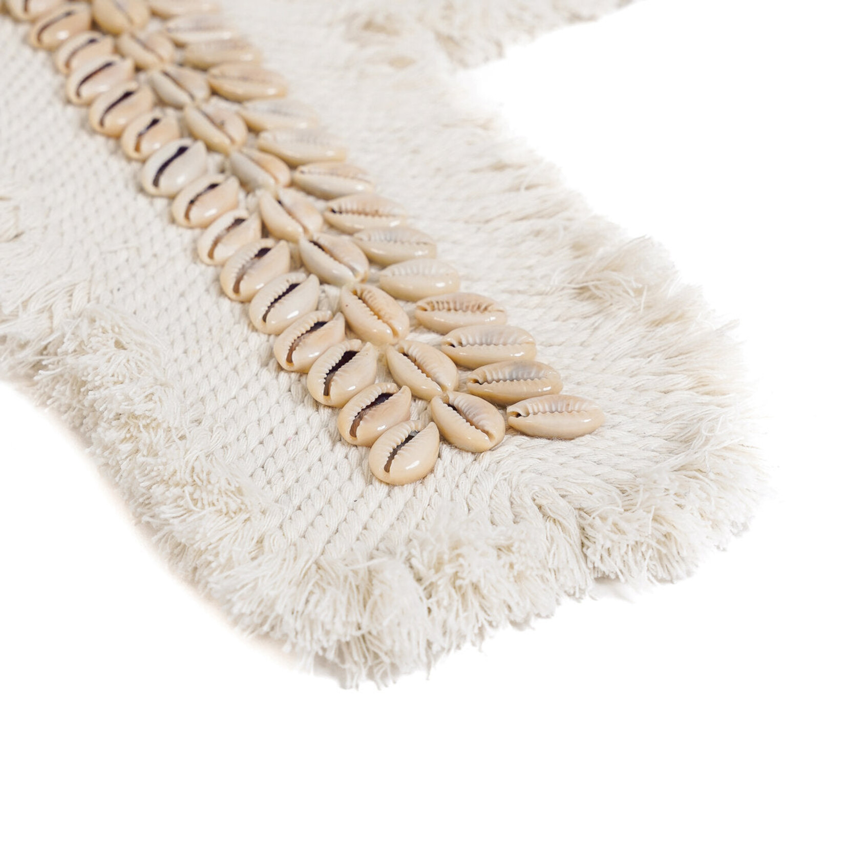 Bazar Bizar Antwerp The Macrame Cross - White