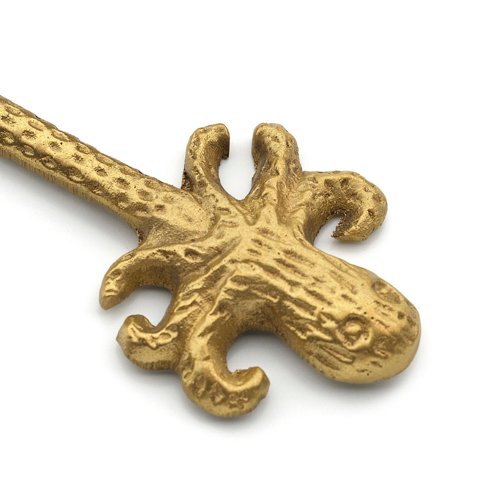 Bazar Bizar Antwerp The Octopus Knife - Gold - S