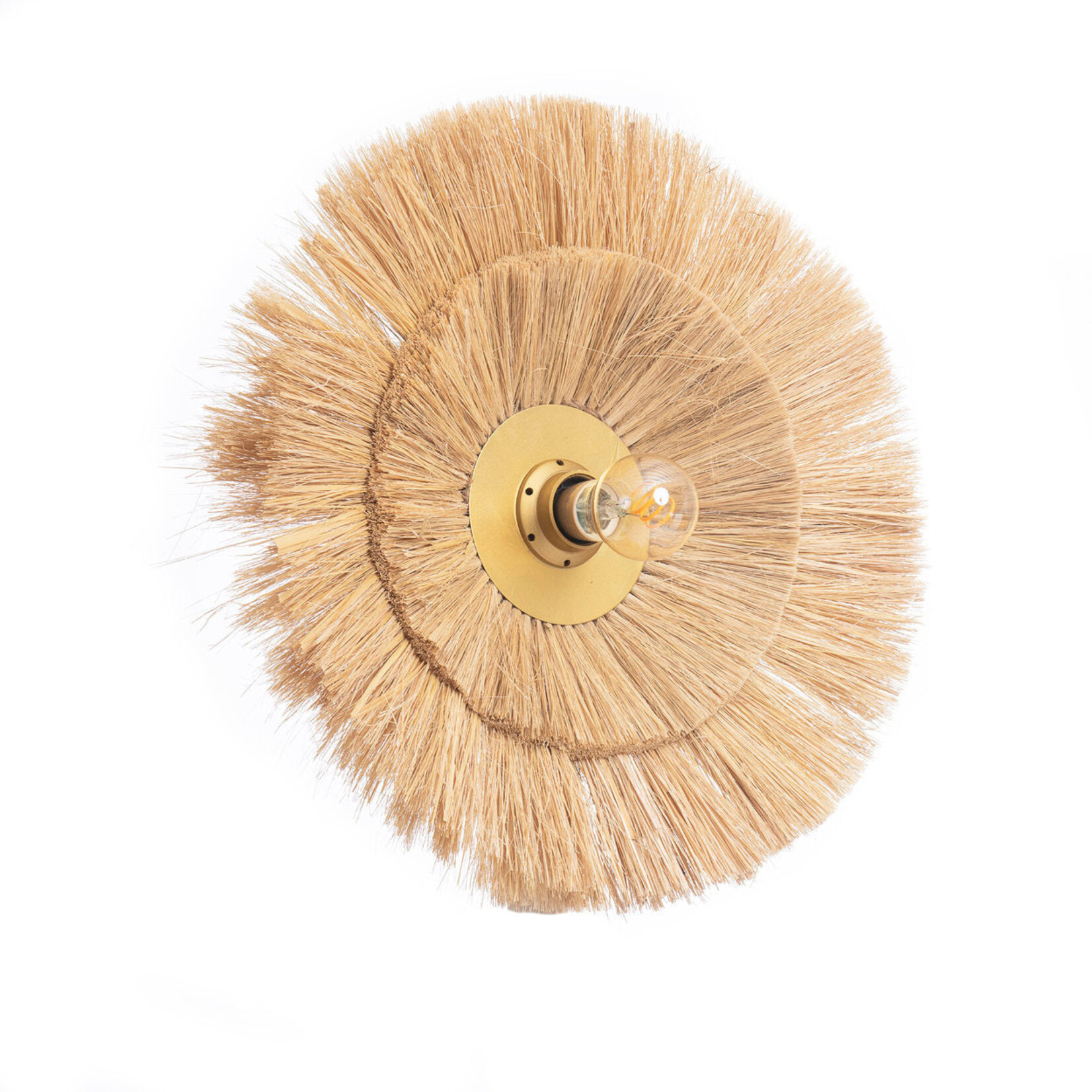 Bazar Bizar Antwerp The Double Trouble Wall Lamp - Natural Gold - M