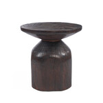 Bazar Bizar Antwerp The Drumline Side Table - Dark Walnut