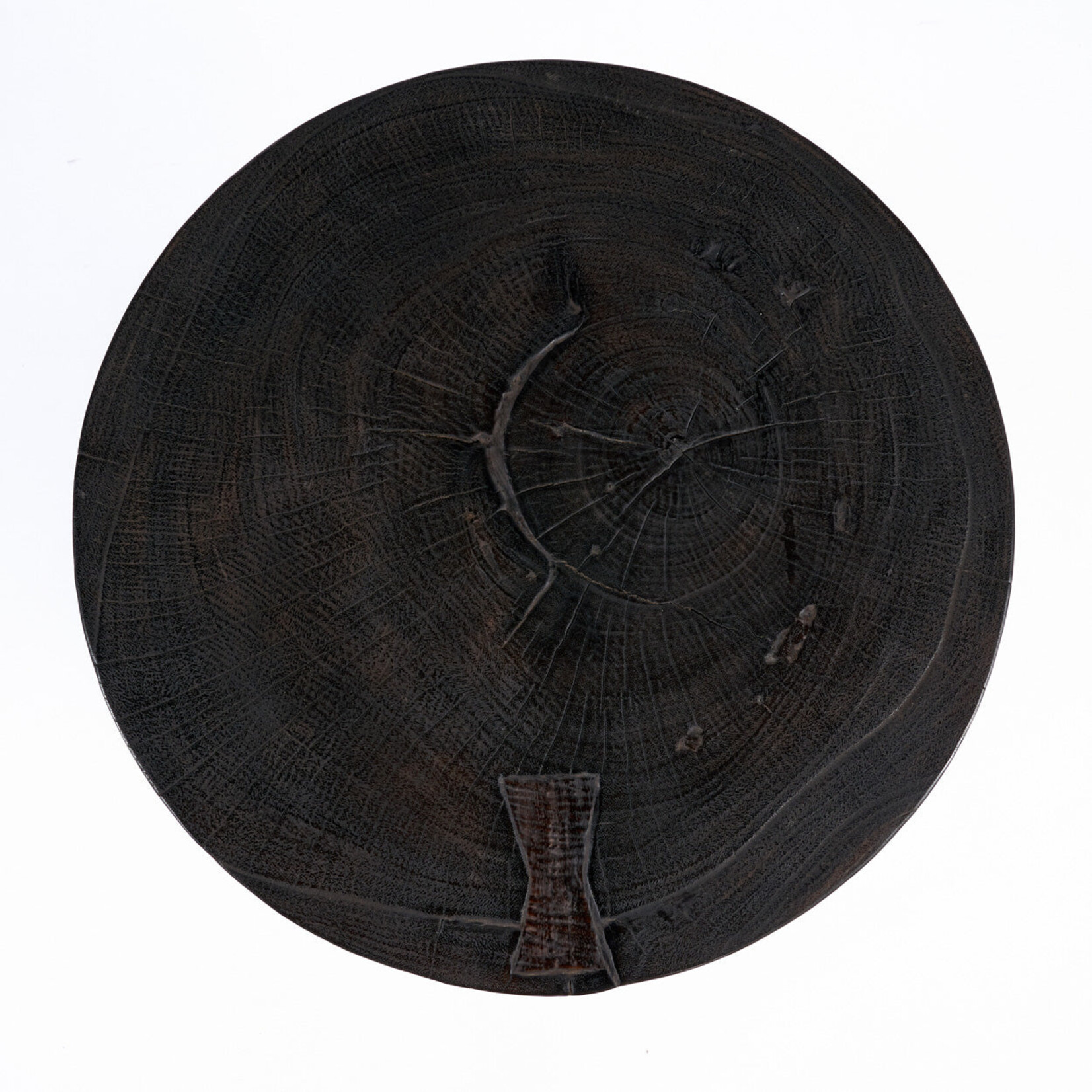 Bazar Bizar Antwerp The Hourglass Side Table - Dark Walnut