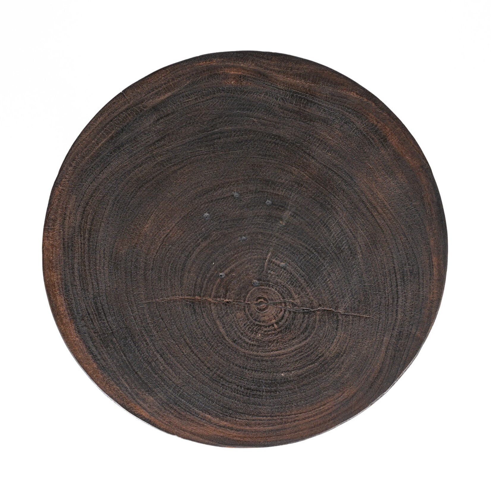 Bazar Bizar Antwerp The Cone Alone Side Table - Dark Walnut