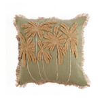 Bazar Bizar Antwerp The Tropical Breeze Cushion Cover - Forest Green