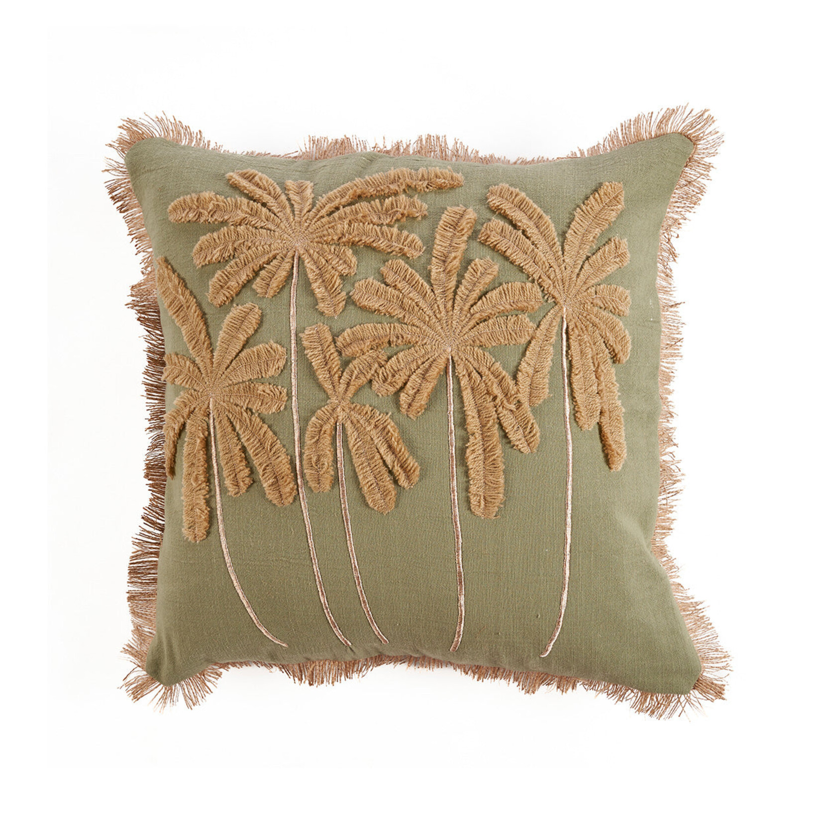 Bazar Bizar Antwerp The Tropical Breeze Cushion Cover - Forest Green