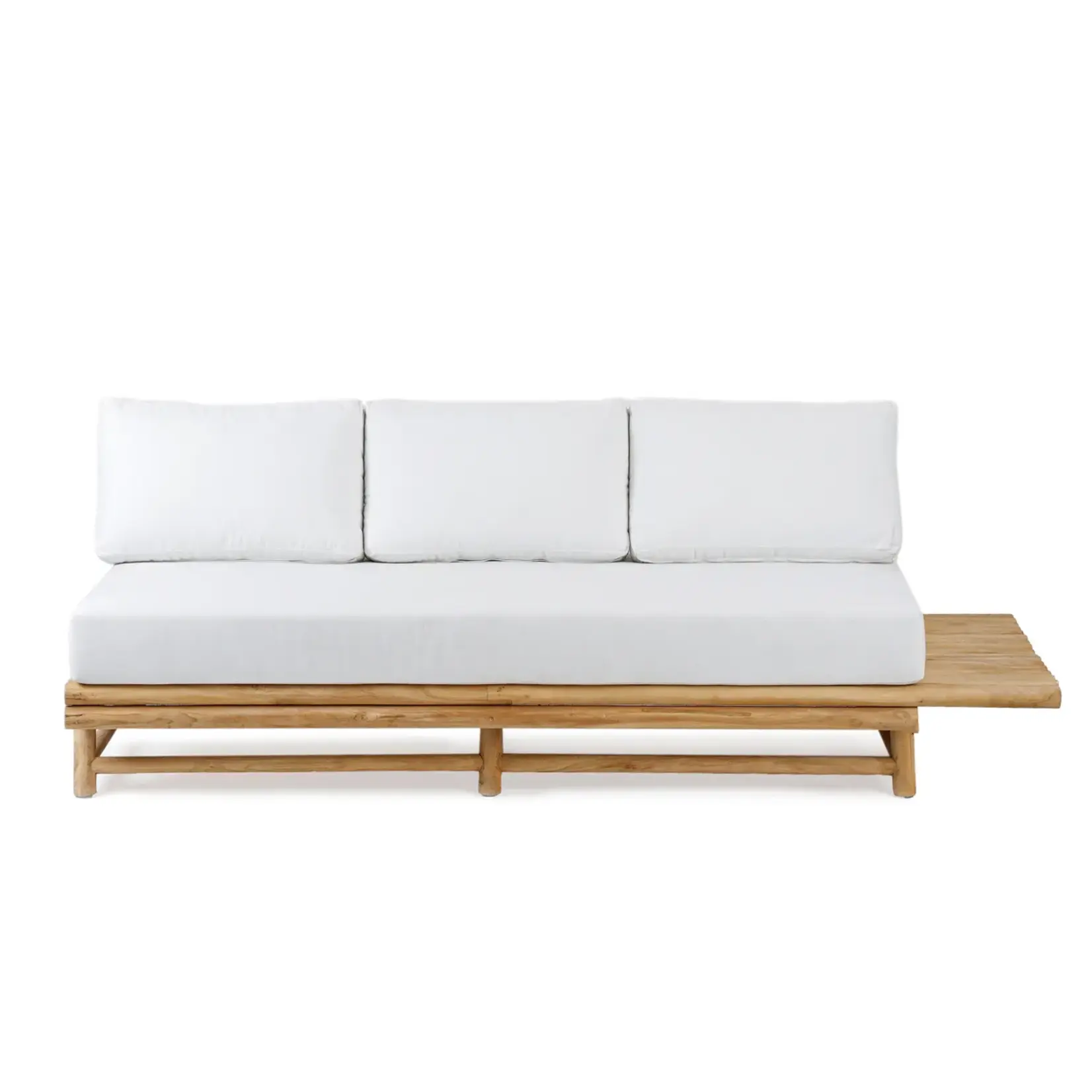 Bazar Bizar The Nusa Penida Three Seater - Natural White - Outdoor