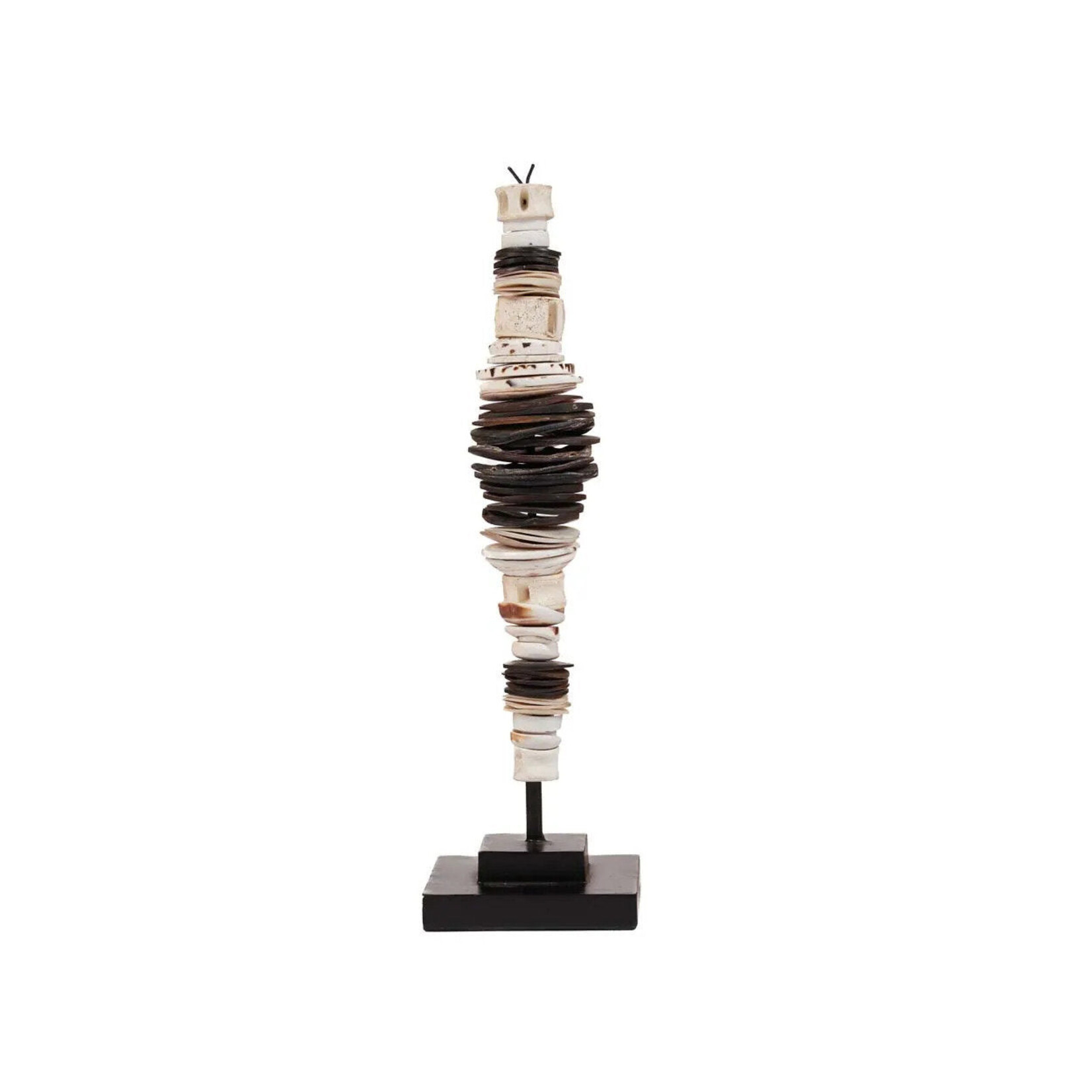 Bazar Bizar Antwerp The Money Shell on Stand - Black White - S