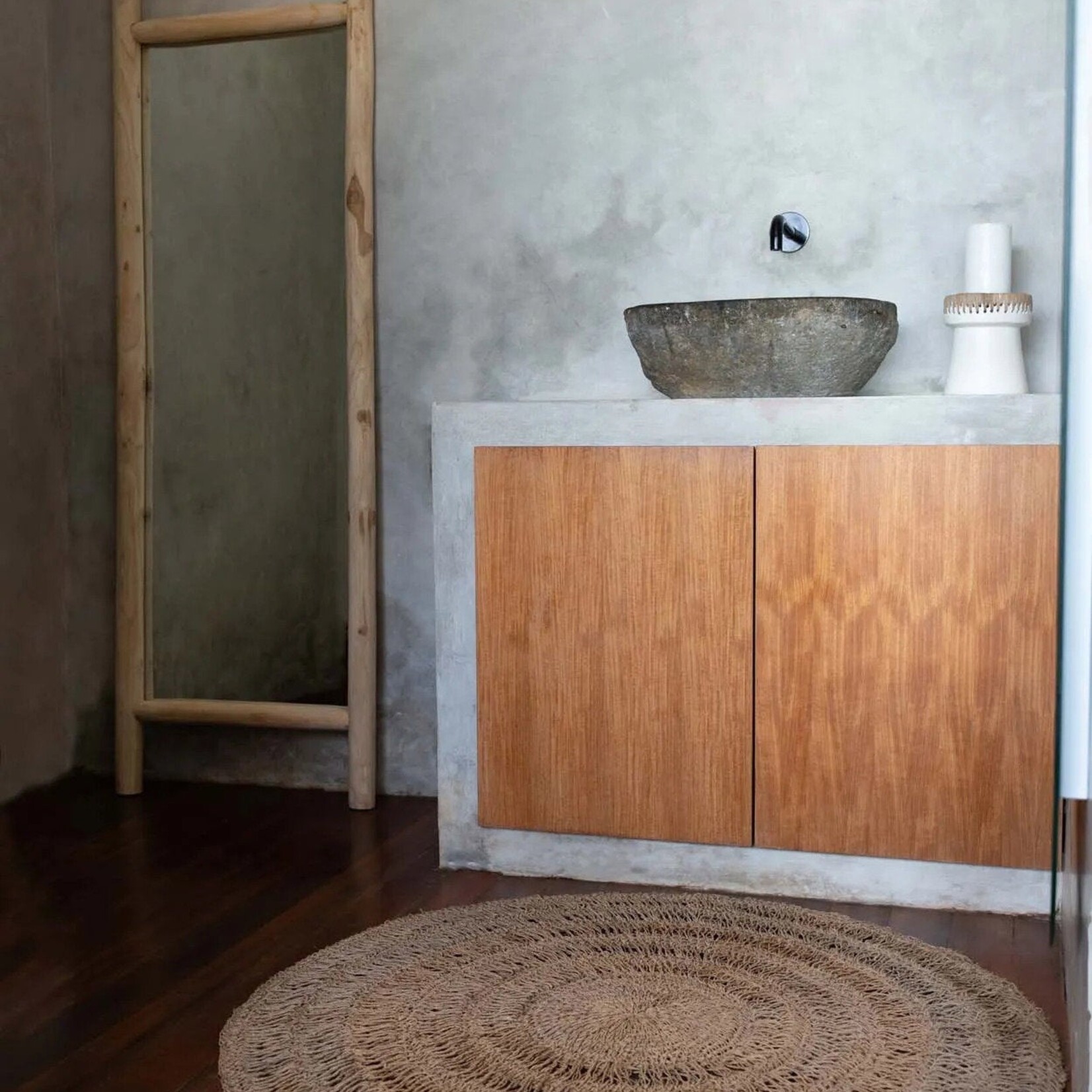 Bazar Bizar The Island Dressing Room Mirror - Natural