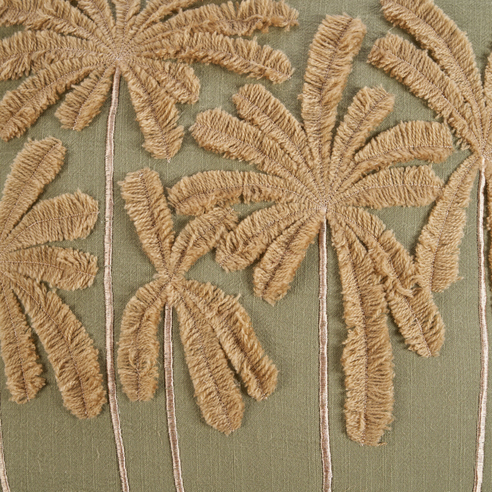 Bazar Bizar Antwerp The Tropical Breeze Cushion Cover - Forest Green