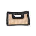 Bazar Bizar Antwerp The Riviera Noir Clutch - Natural Black