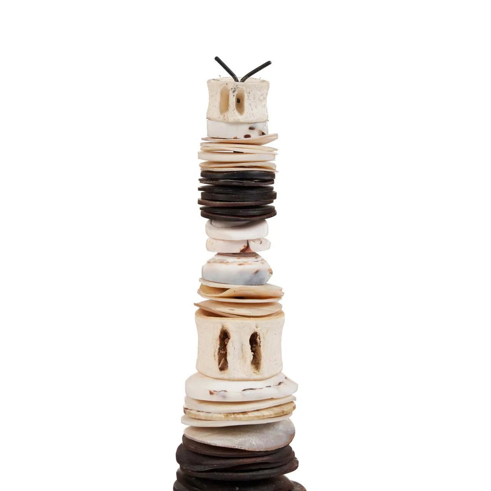 Bazar Bizar Antwerp The Money Shell on Stand - Black White - S