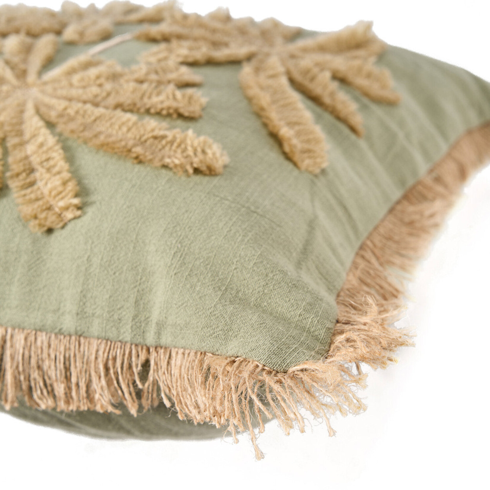 Bazar Bizar Antwerp The Tropical Breeze Cushion Cover - Forest Green