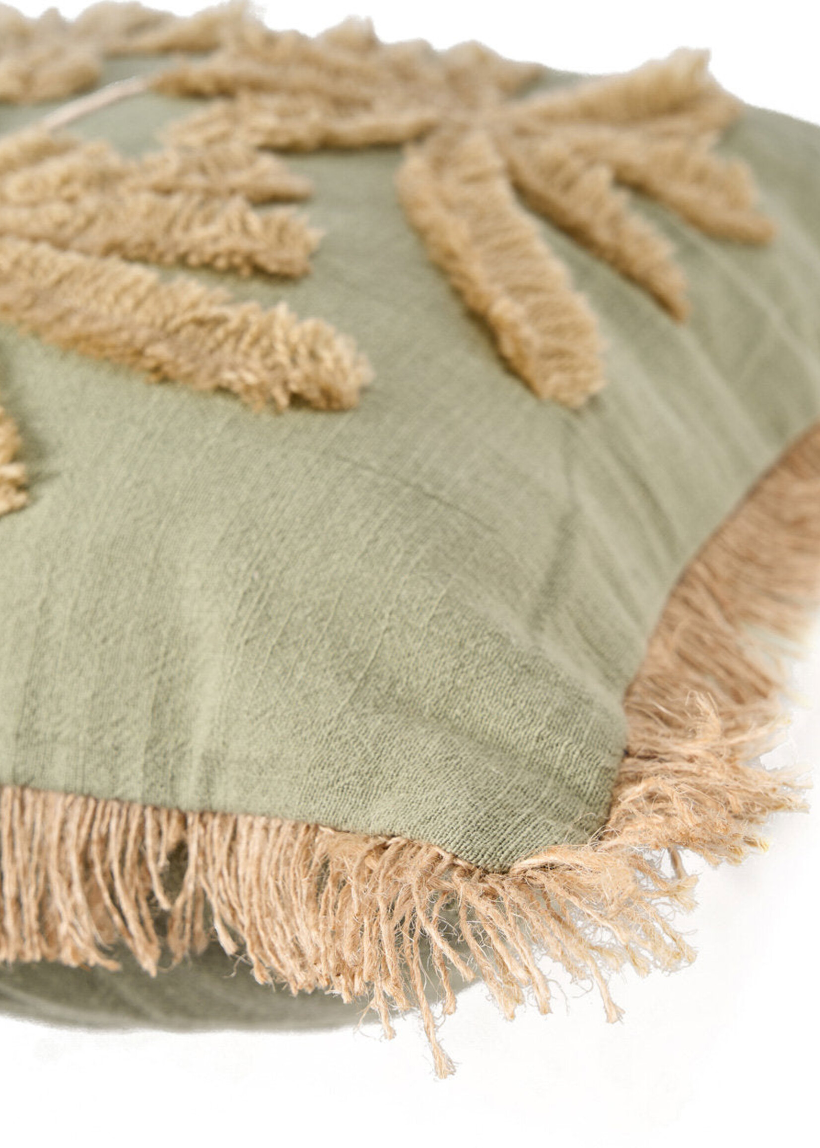 Bazar Bizar Antwerp The Tropical Breeze Cushion Cover - Forest Green