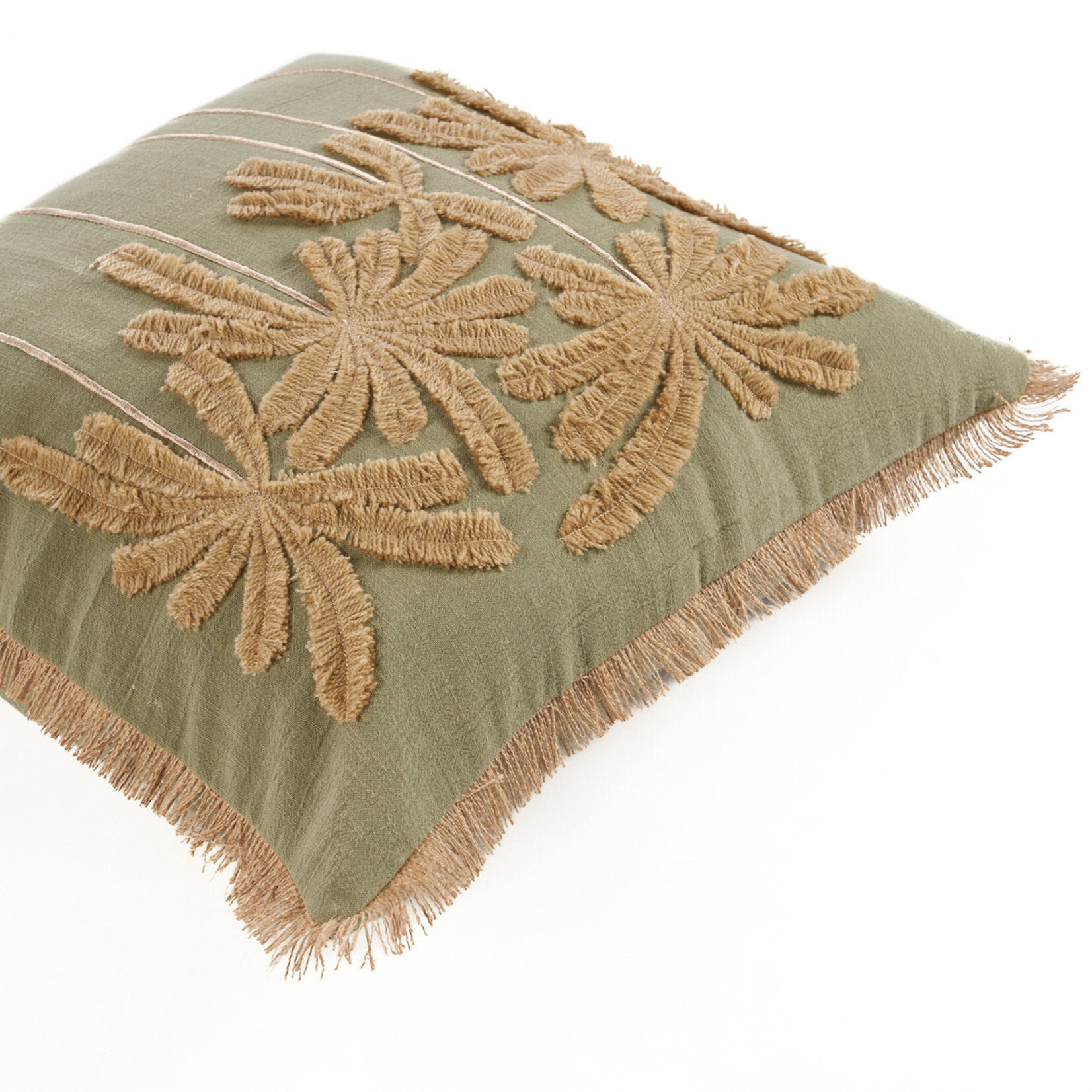 Bazar Bizar Antwerp The Tropical Breeze Cushion Cover - Forest Green