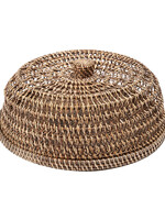 Bazar Bizar Antwerp The Rattan Food Cover - Natural Brown - L
