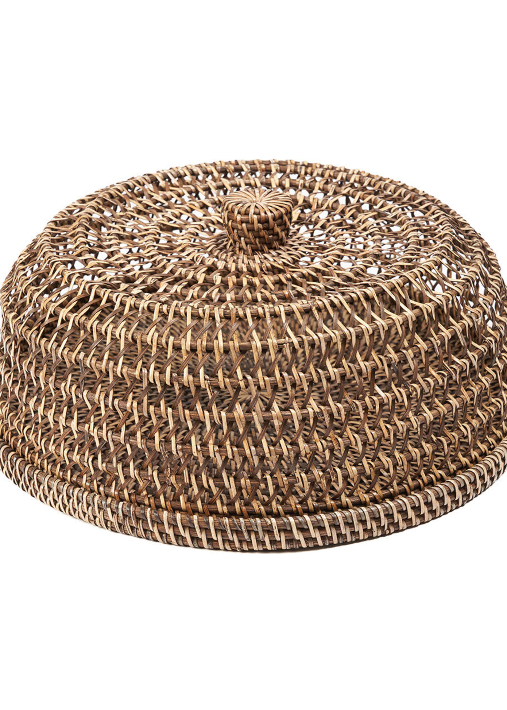 Bazar Bizar Antwerp The Rattan Food Cover - Natural Brown - L