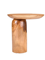 Bazar Bizar Antwerp The Mango Drum Side Table - Natural