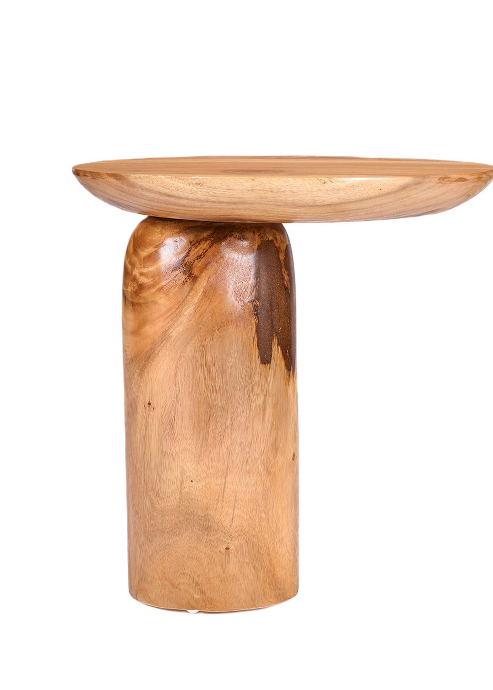 Bazar Bizar Antwerp The Mango Drum Side Table - Natural