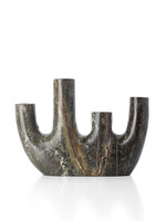 Bazar Bizar Antwerp The Bidasar Marble Vase - Green - Low
