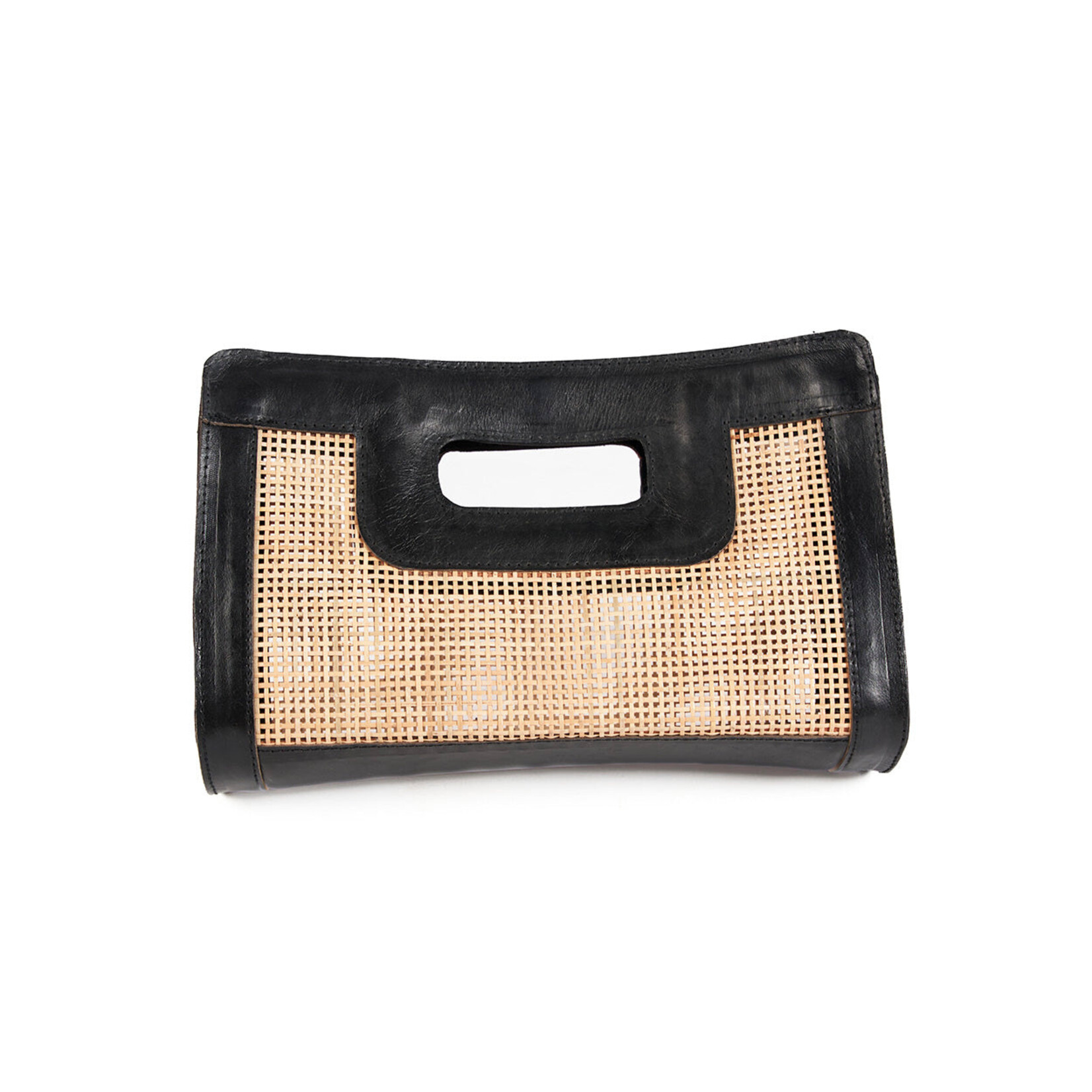 Bazar Bizar Antwerp The Riviera Noir Clutch - Natural Black