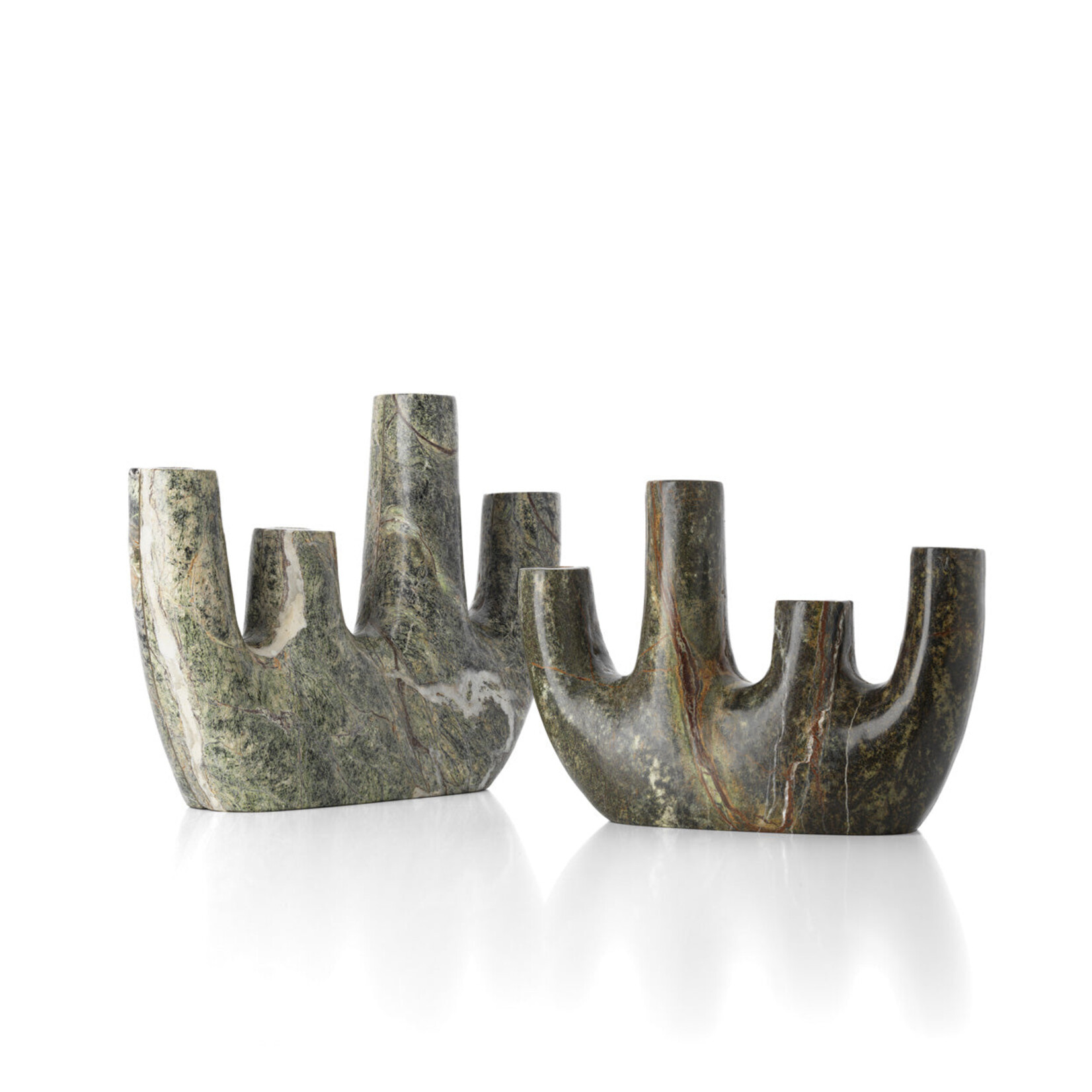 Bazar Bizar Antwerp The Bidasar Marble Vase - Green - Low
