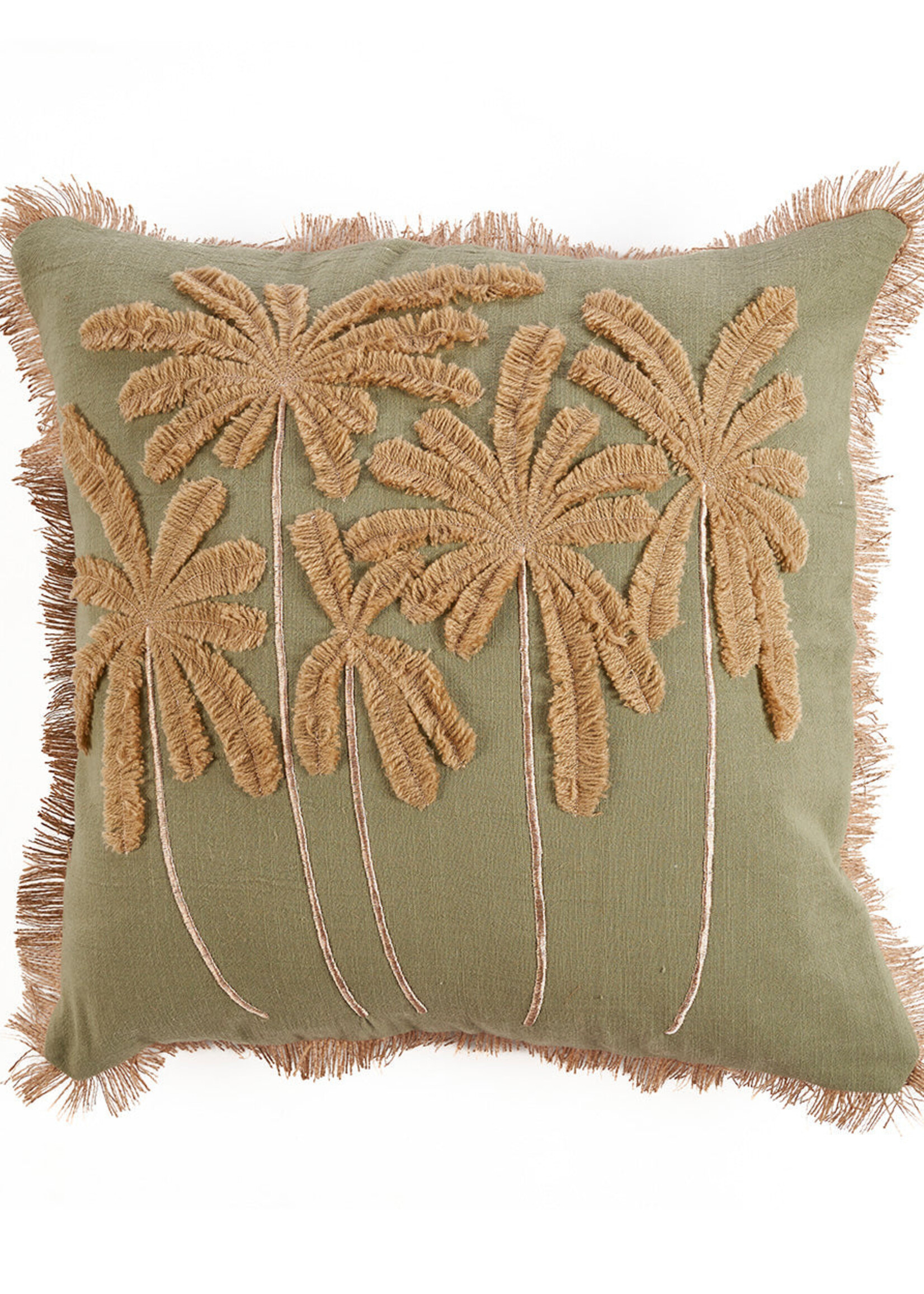Bazar Bizar Antwerp The Tropical Breeze Cushion Cover - Forest Green