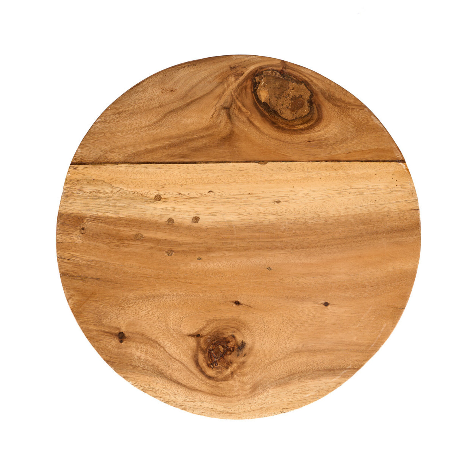 Bazar Bizar Antwerp The Mango Drum Side Table - Natural