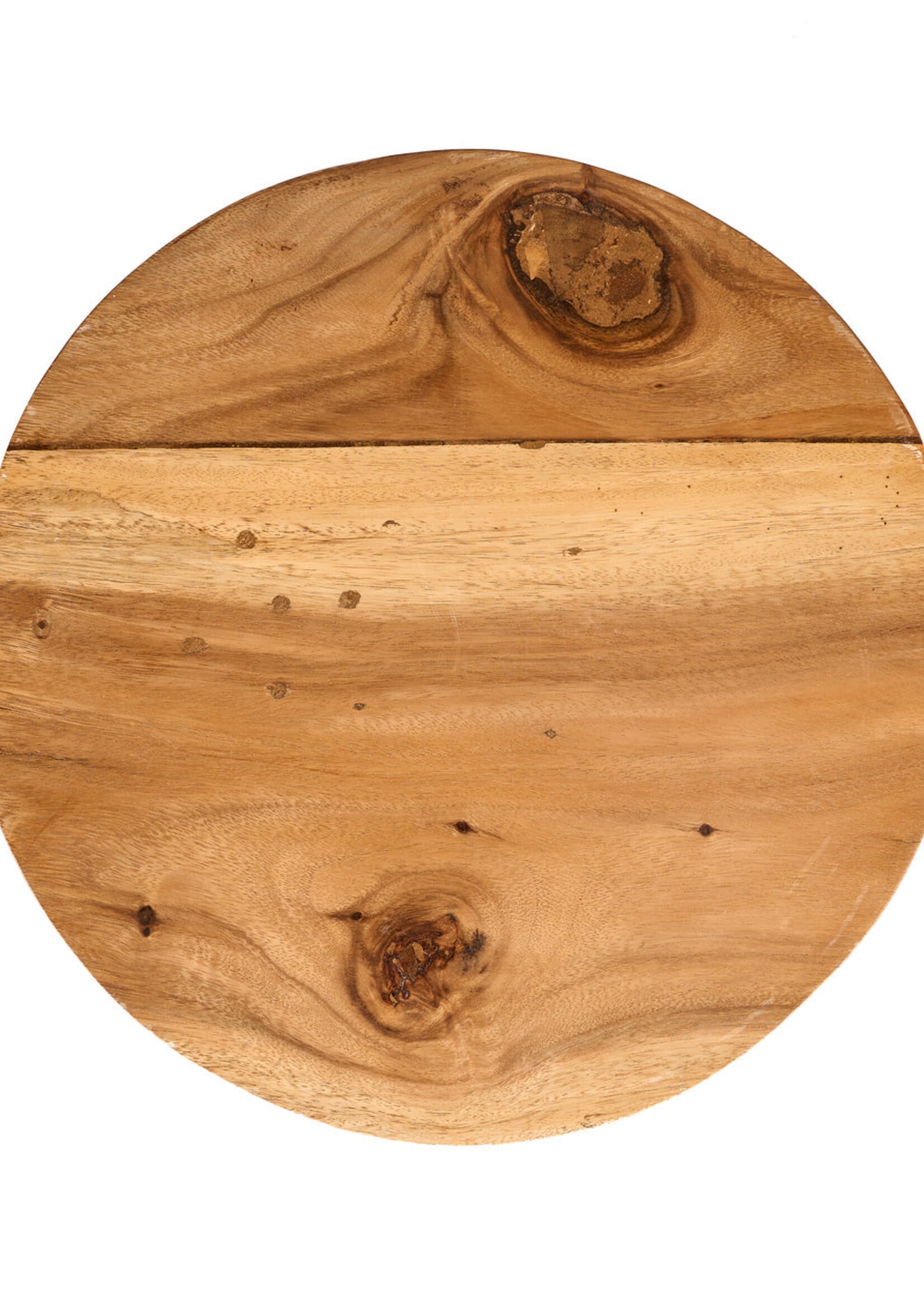 Bazar Bizar Antwerp The Mango Drum Side Table - Natural